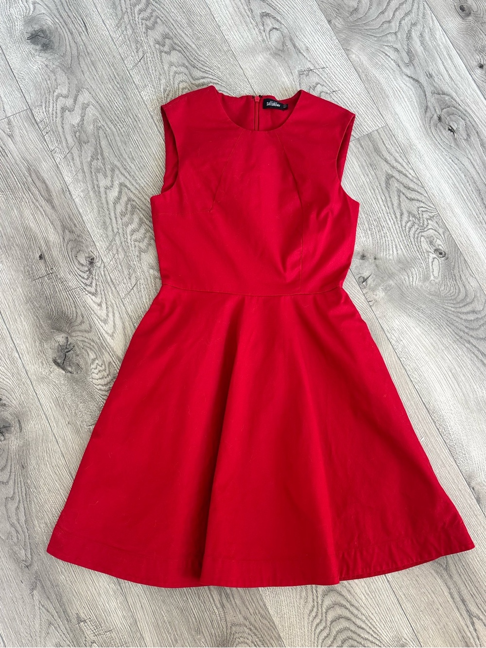 Kate Spade Saturday Red Sleeveless Fit-and-Flare Mini Dress - Women’s size 0/XS